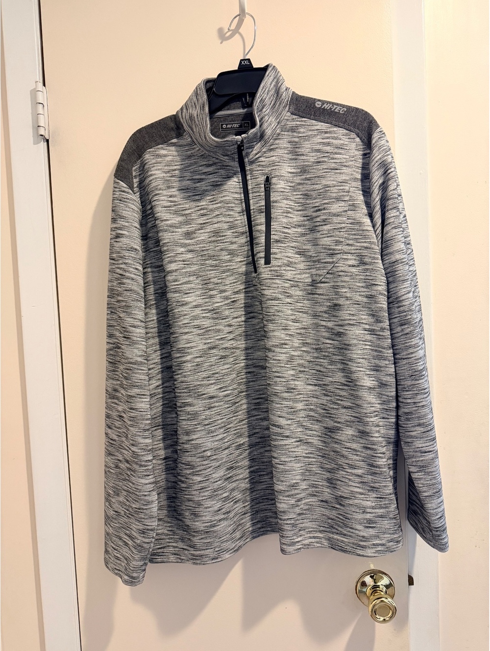 Hi Tec gray heather quarter zip pullover